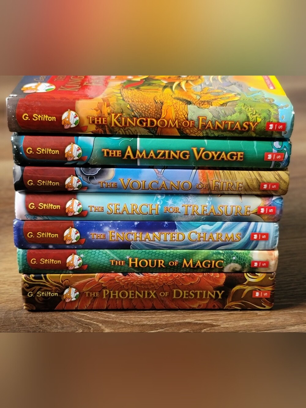 Geronimo Stilton Kingdom Of Fantasy Hardcover Books X 7